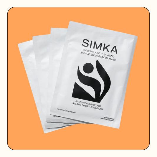 Simka Bio-Cellulose Facial Mask (4 Pack)