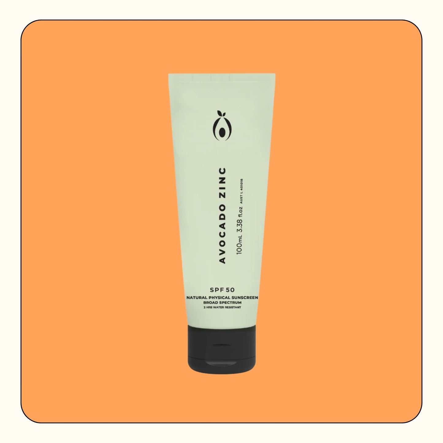 Avocado Zinc SPF 50 Natural Face Sunscreen
