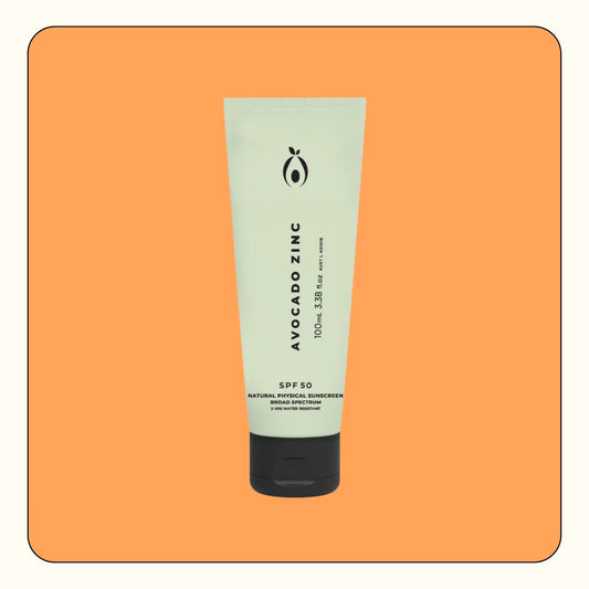 Avocado Zinc SPF 50 Natural Face Sunscreen