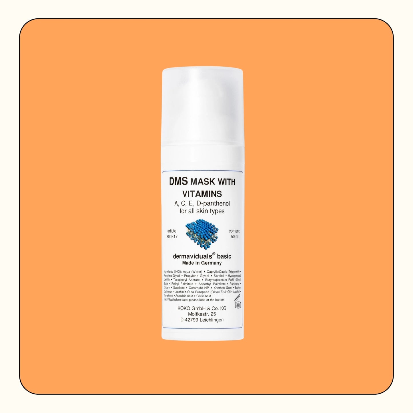 Dermaviduals DMS Mask with Vitamins